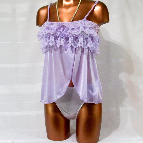 Vintage Movie Star Nylon Babydoll M/L - Picture 1 of 8